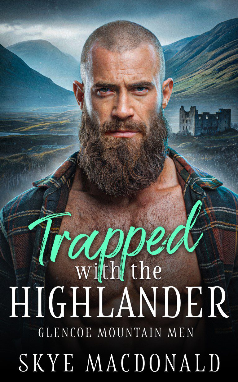 Trapped with the Highlander by Skye MacDonald - book cover